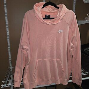 NIKE cowl-neck, hooded sweatshirt